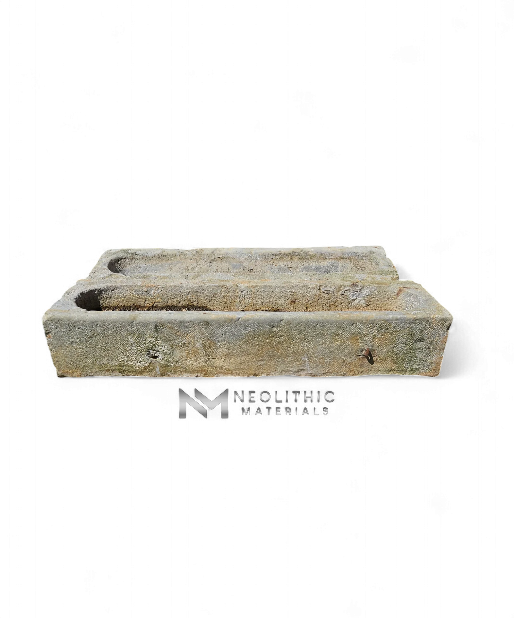 French Antique 19th Century Limestone Trough - Image 1